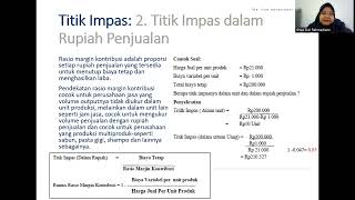 Akuntansi Manajemen BAB V - Analisis Biaya, Volume, dan Laba