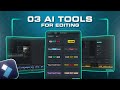 3 Useful AI TOOLS for Editing | Filmora 14 Tutorial
