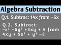 Algebra Subtraction, Class 6 (@Mk Info Educare)