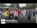 UCLA graduation ceremonies amid protests