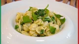 【イタリア人のルーコラの食べ方】身体に染み渡るルーコラとじゃがいものオレキエッテ【Orecchiette rucola e patate】