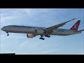 Turkish Airlines Boeing 777-300ER landing at Toronto Pearson Airport