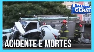 Acidente no Minhocão provoca ao menos duas mortes em SP