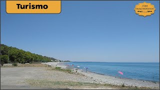 La spiaggia calabrese di Montegiordano Marina, CS