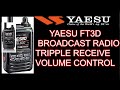 Yaesu FT3D - Broadcast Radio- Triple Receive-  changing volumes