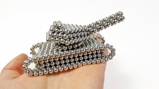 How to make Tank from Magnetic Balls? Satisfying video Neocube 216 Video Trick Neocube 5mm 😜