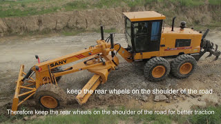 SANY SHG-190 Motor Grader Operation Instructions