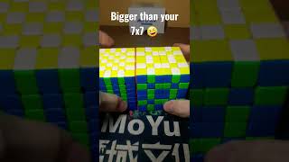 Pov: your 6x6 Rubiks Cube is....🤣 #shorts #rubikscube #7x7