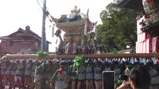 【令和元年・播州網干・魚吹八幡神社秋季例大祭本宮『糸井屋台宮入』】