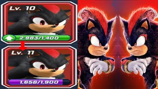 Sonic Forces Speed Battle - Movie Shadow Level 11 Upg - Use 180K Gold Rings (android, ios) Game