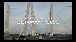 [Winnie] VLOG | Getaway House |Catskill, NY| Tiny Cabins in the Wood | Dec 2020