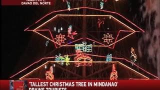 'Tallest Christmas tree in Mindanao' draws tourists