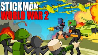 I Built a Giant ARMY in NEW Stickman WW2 Battle Simulator!