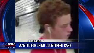 Wanted for using counterfeit cash