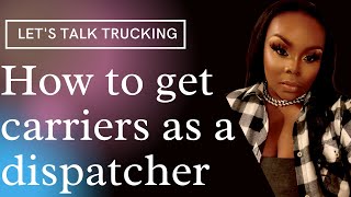 Using the FMCSA website to find carriers. Dispatcher Training
