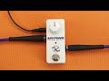 keeley mini katana clean boost pedal review u0026 demo