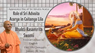 Role of Sri Advaita Acarya in Caitanya Lila | Bhakti Rasamrita Swami|