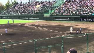 2015.9.27 鳥羽 対 早稲田実 清宮幸太郎選手(早稲田実)ツーベースヒット