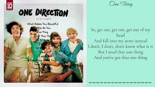 One Direction - Up All Night Album Songs with Lyrics