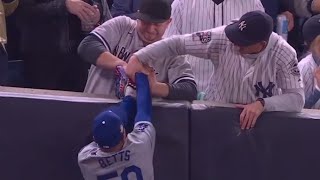 Yankees Fan Ejected For Ripping Ball From Mookie's Glove