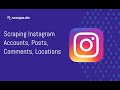 How To Scrape Instagram Data ? | Instagram Web Scraping