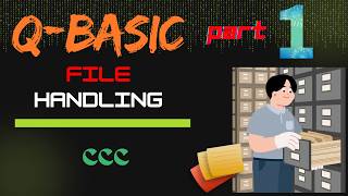 QBasic file handling (WRITE mode) #codecoffeecircuit #programming #qbasic #youtube #education