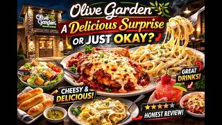 Olive Garden — A Delicious Surprise or Just Okay? 🤔🍷