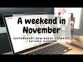 Vlog - A week in November - Supermarket | New House | Dempsey | Botanic Gardens