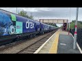 gbrf class 60 and northern class 150 cross over at pontefract monkhill