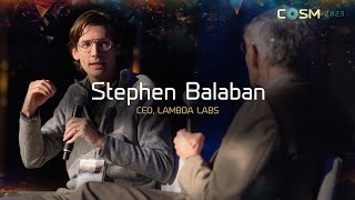 Stephen Balaban COSM 2023 Interview