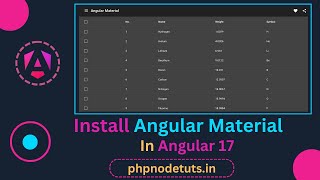 ⚡How to install Angular Material in Angular 17 | How to Install Angular Material in VS Code