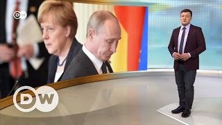 О чем Меркель будет говорить с Путиным в Сочи - DW Новости (01.05.2017)