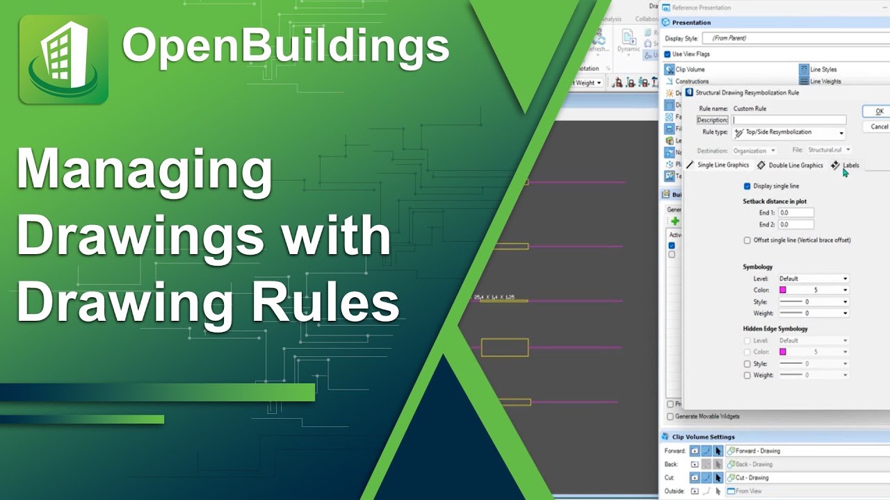 OpenBuildings Designer Update 10 | Managing Drawings With Drawing Rules ...