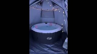 Style your Garden with our Perfect Universal Hot Tub Camping Shelter | CleverSpa