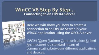 WinCC v8.0 Step By Step 5: Create OPC UA Connection to KepWare 🛫 Learn SCADA Programming  #winccguru