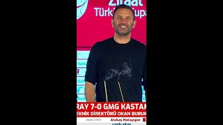 Basın mensubu çalışanları Galatasaray teknik direktörü Okan Buruk'a doğum günü sürprizi yaptı
