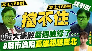 【張雅婷辣晚報】擋不住!本土41例 O毒大擴散 燦邁臉綠了... 8縣市淪陷! 高雄超越雙北@中天新聞CtiNews  精華版