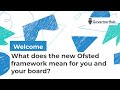 GovernorHub and Ofsted webinar: What does the new Ofsted 2025 framework mean for you and your board?