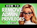 How to Remove Admin Privileges in a WhatsApp Group - 2026