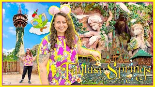 First Time in FANTASY SPRINGS at Tokyo DisneySea! EVERY Ride & Restaurant | TOKYO DISNEY June 2024🇯🇵