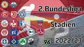 2.Bundesliga Stadien 2022/23