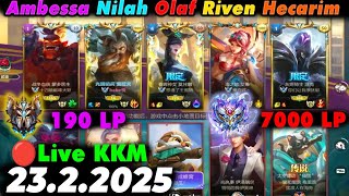 Wild Rift China Live🔴KKM SoloQ Sovereign 190 LP | 6 Gameplay Jungle Guide - Full Stream 23.02.2025