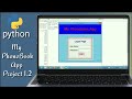 Python project GUI, MyPhoneBook app - 3 -Login design page