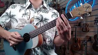 aNueNue UT10 Blue Arona Tenor Ukulele Sound Demo - ANN-UT10-BA