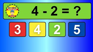 20 One Digit Subtraction Quiz | Math Quiz for Kids