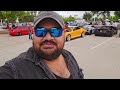 అమెరికా లో super cars ఉన్నవాళ్లు weekend ఇక్కడ ఇలా కలుస్తారు super cars in usa motovlog