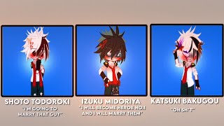 Yearbook Trend!...- meme MHA/BNHA |Bakugou \u0026 Todoroki V! AU Future/Past AU