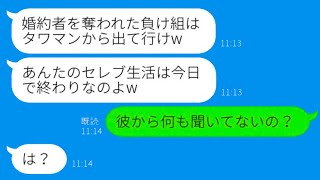 【LINE】婚約者を奪いタワマン生活を謳歌していた同級生、セレブ生活終了の発表と共に全てを失った衝撃の展開！【総集編】