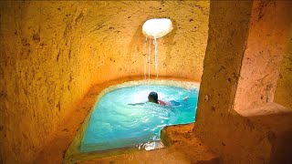 This Summer's Living & Building Underground Temple Tunnel House With Swimming Pools