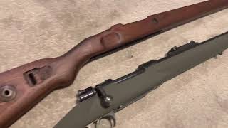 Mauser Sporterized synthetic stock Hogue